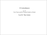 4 Contradances for 4 Pianos P.O.D. piano sheet music cover